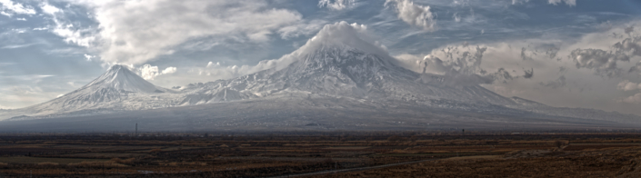 Spettacolare vista del Monte Ararat